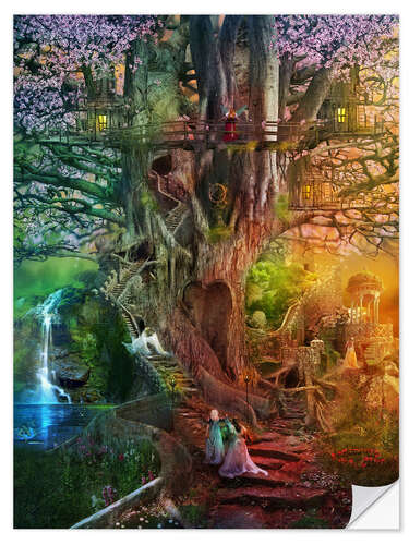 Selvklæbende plakat The dreaming tree