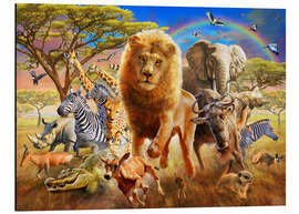 Magnettafel Afrikanischer Ansturm