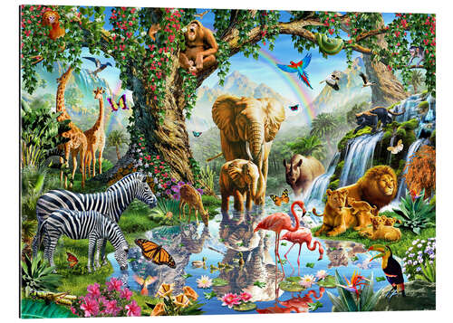 Gallery Print Das Paradies der Tiere