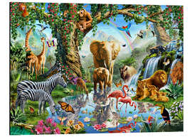 Magnettafel Das Paradies der Tiere