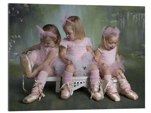 Galleritryk Three Ballerina Girls