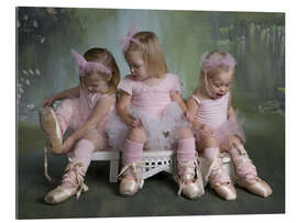 Gallery print Three Ballerina Girls