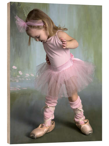 Wood print Ballet Learner