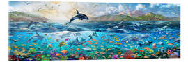 Tableau en verre acrylique  Panorama océanique - Adrian Chesterman