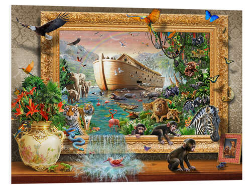 Tableau en PVC Noah's Ark Framed