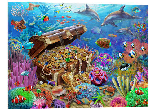 Foam board print Undersea Treasure