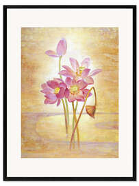 Framed art print Harmony in the sunset