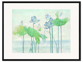 Ingelijste kunstdruk Morning mist