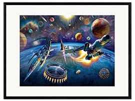 Framed art print Outer Space