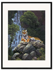 Innrammet kunsttrykk Tiger waterfall