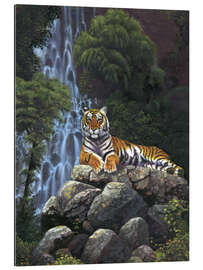 Gallery print Tiger waterfall