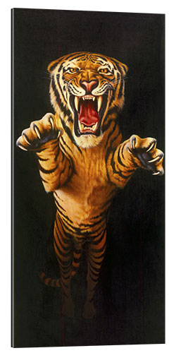 Gallery print Leaping Tiger