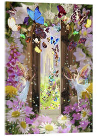 Acrylic print Fairy door