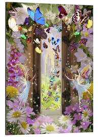 Aluminium print Fairy door