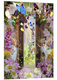 Foam board print Fairy door