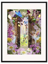 Gerahmter Kunstdruck Das Tor zum Feenwald