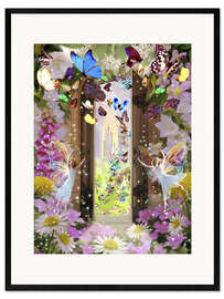 Innrammet kunsttrykk Fairy door