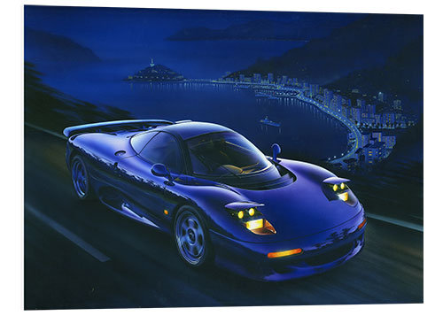 Foam board print Jaguar XJR-15