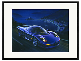 Gerahmter Kunstdruck Jaguar XJR-15