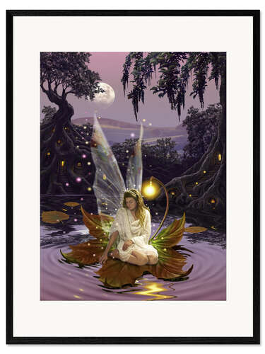 Stampa artistica con cornice Fairy princess