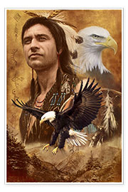 Poster Eagle montage