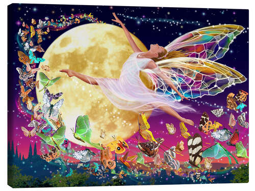 Canvas print Moon fairy