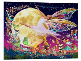 Foam board print Moon fairy