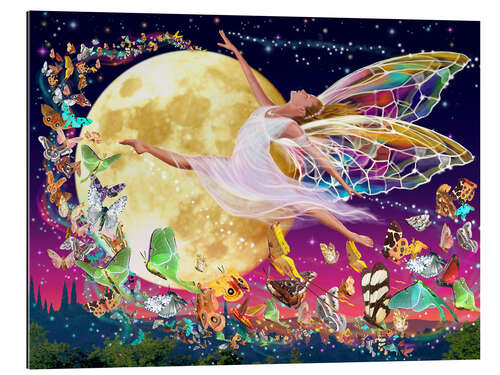 Tableau en plexi-alu Moon fairy