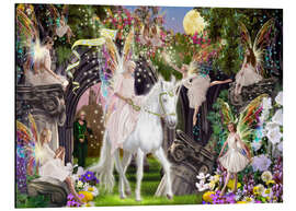 Magnettafel Feenkönigin mit Einhorn