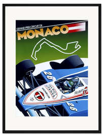 Gerahmter Kunstdruck Monaco