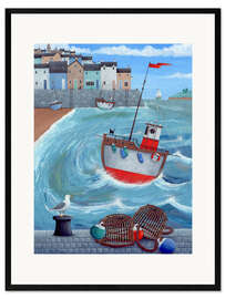 Stampa artistica con cornice Lobster pot