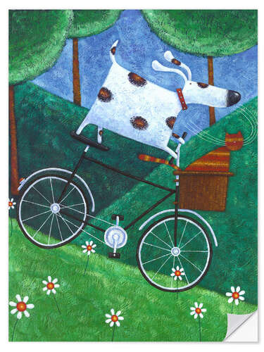 Wall sticker Duke's Bike Ride