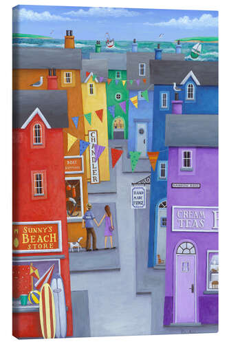 Lienzo Rainbow Town