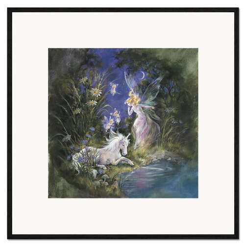 Inramat konsttryck Fairyland 3