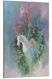 Magnettafel Das Einhorn der Bergwiesenfee