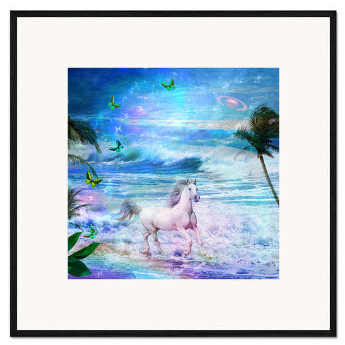 Framed art print Enchanted Horse