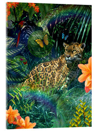 Acrylic print  Jaguar Meadow - Alixandra Mullins
