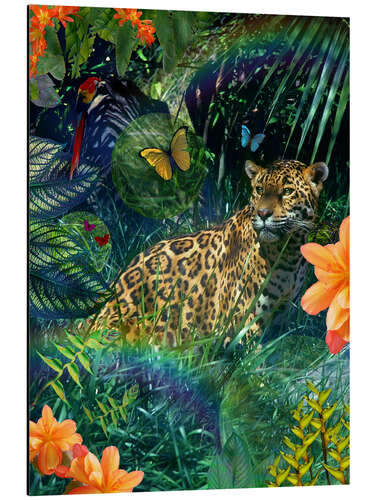 Aluminium print Jaguar Meadow