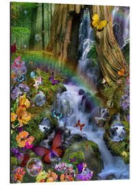 Magnettafel Feen am Waldbach