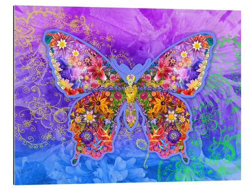 Gallery print Blue Butterfly Floral