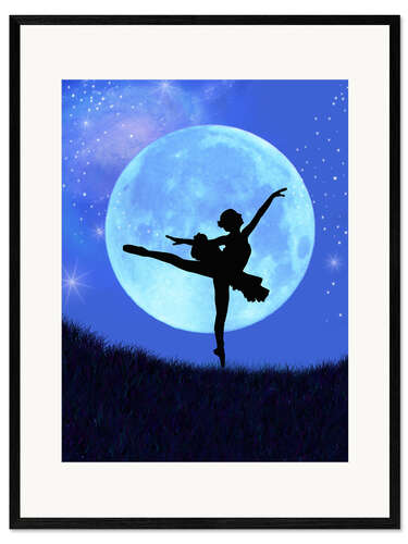 Innrammet kunsttrykk Bluemoon Ballerina