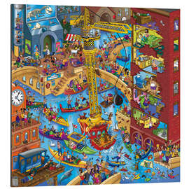 Magnettafel Alle Hunde müssen an die Leine