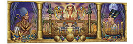 Foam board print Egyptian triptych