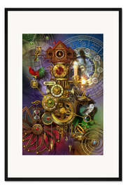 Gerahmter Kunstdruck Es geht nur um die Zeit