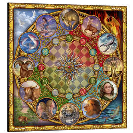 Magnettafel Der Sternzeichenkreis