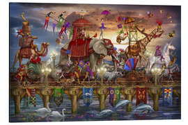 Magnettafel Stau im Zirkus