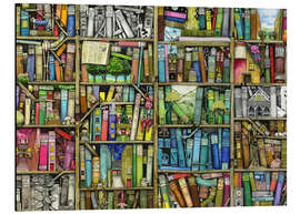 Magnettafel Bücherregal