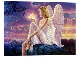 Foam board print Angel's dusk