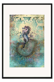 Gerahmter Kunstdruck Das Seepferd