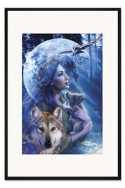 Gerahmter Kunstdruck Mondlicht Brethren